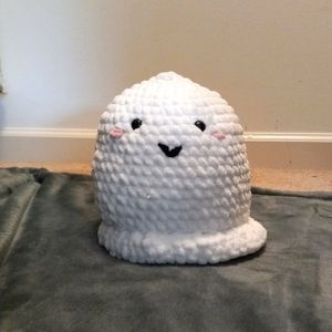 🆕 Handmade Crochet Ghost 👻 Halloween Decoration.